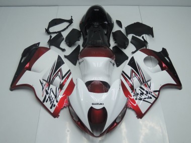 Purchase 1996-2007 Suzuki GSXR1000 Motorcycle Fairings - White Candy Red Black Canada