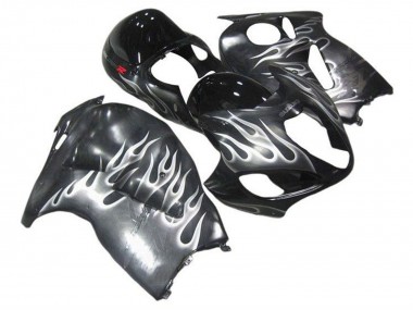 Purchase 1996-2007 Suzuki GSXR1000 Motorcycle Fairings - Grey Black White Flame Canada