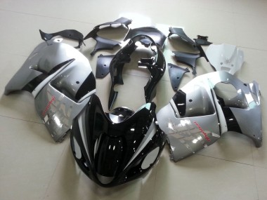 Purchase 1996-2007 Suzuki GSXR1000 Motorcycle Fairings - Glossy Black Silver Chrome Canada