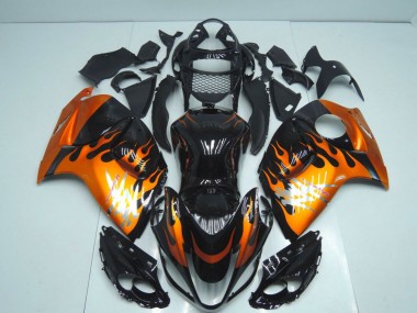 Purchase 2008-2020 Glossy Black Orange Flame Suzuki GSXR 1300 Hayabusa Motorcycle Fairings Canada