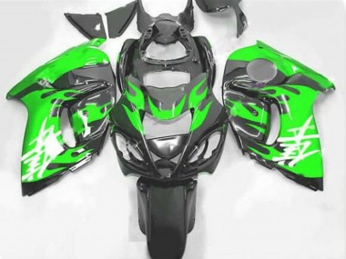 Purchase 2008-2020 Black Green Flame Suzuki GSXR 1300 Hayabusa Motorcycle Fairings Canada