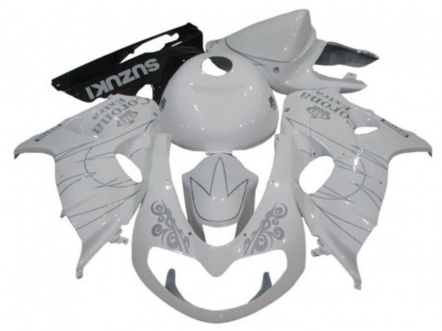 1998-2003 Suzuki TL1000R Motorcycle Fairings - White Silver Corona Canada