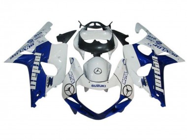 Purchase 2000-2002 Suzuki GSXR1000 Motorcycle Fairings - White Blue Jordan Dunlop Canada