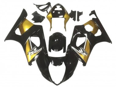 Purchase 2003-2004 Suzuki GSXR 1000 Motorcycle Fairings - Gold Glossy Black Canada
