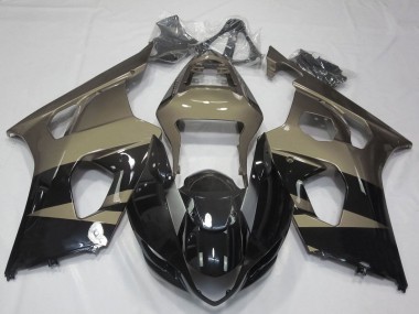 Purchase 2003-2004 Suzuki GSXR 1000 Motorcycle Fairings - Glossy Black Taupe Brown Canada