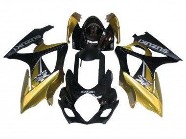 Purchase 2005-2006 Suzuki GSXR 1000 Motorcycle Fairings - Black Gold Silver Canada