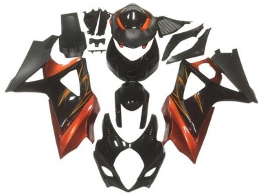 Purchase 2005-2006 Suzuki GSXR 1000 Motorcycle Fairings - Glossy Black Matte Black Orange Canada
