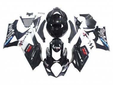Purchase 2005-2006 Suzuki GSXR 1000 Motorcycle Fairings - Glossy Black White West Canada