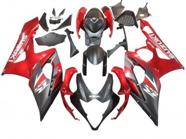 Purchase 2005-2006 Suzuki GSXR 1000 Motorcycle Fairing - Matte Black Red Canada