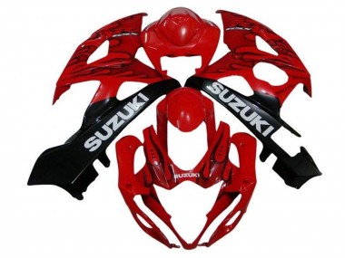 Purchase 2005-2006 Suzuki GSXR 1000 Motorcycle Fairings - Red Black Flame White Canada