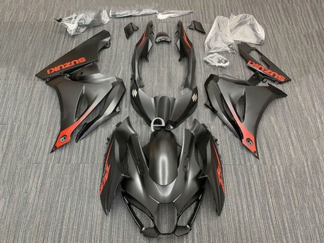 2017-2025 Suzuki GSXR1000 Motorcycle Fairings - Matte Black Red Canada