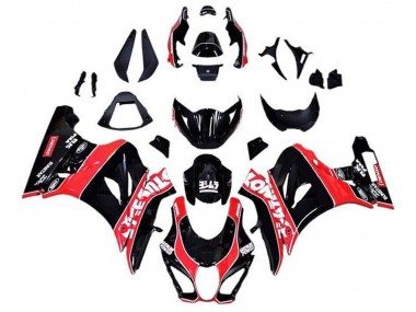 Purchase 2017-2024 Suzuki GSXR1000 Motorcycle Fairings - Glossy Black Red White Pinstripe Canada