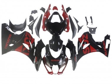 Purchase 2017-2024 Suzuki GSXR1000 Motorcycle Fairings - Black Dark Red Canada