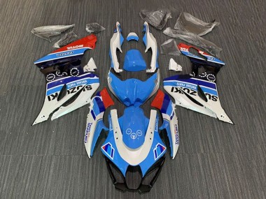 Purchase 2017-2024 Suzuki GSXR1000 Motorcycle Fairings - White Blue Stripe Red Motul Canada