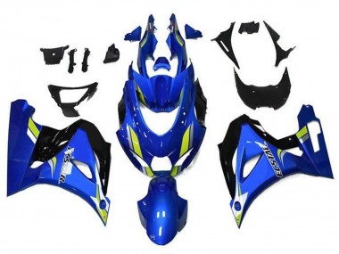 Purchase 2017-2024 Suzuki GSXR1000 Motorcycle Fairings - Blue Green Black Ecstar Canada
