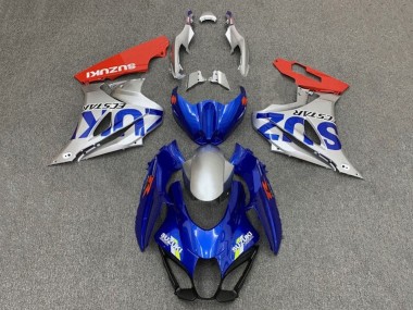 Purchase 2017-2024 Suzuki GSXR1000 Motorcycle Fairings - Blue Silver Red Canada
