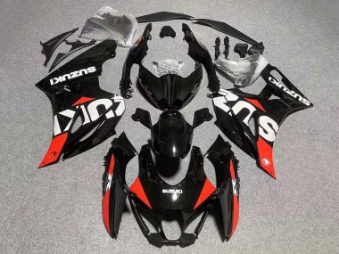 Purchase 2017-2024 Suzuki GSXR1000 Motorcycle Fairings - Black Red White Canada