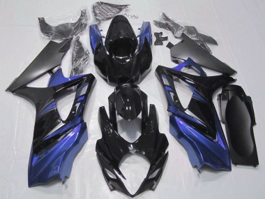 Purchase 2007-2008 Suzuki GSXR 1000 Motorcycle Fairings Kit - Glossy Black Matte Black Canada