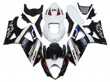 Purchase 2007-2008 Suzuki GSXR 1000 Motorcycle Fairings - White Blue Black VIRU Canada