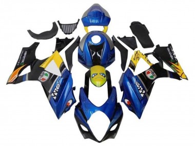 Purchase 2007-2008 Suzuki GSXR 1000 Motorcycle Fairings - Blue Yellow Black Shark Canada