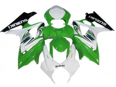 Purchase 2007-2008 Suzuki GSXR 1000 Motorcycle Fairing - White Green Black Canada