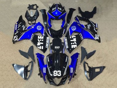 Purchase 2009-2016 Suzuki GSXR 1000 Motorcycle Fairings - Black Blue White 93 Canada