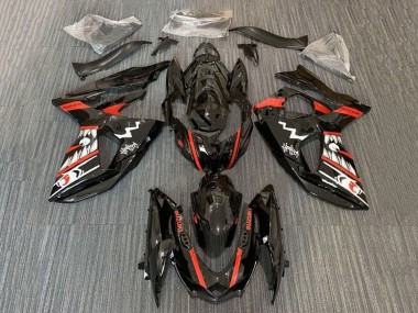 Purchase 2009-2016 Suzuki GSXR 1000 Motorcycle Fairings - Black Red White Jaws Shark Canada