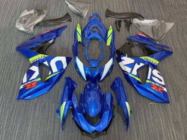 Purchase 2009-2016 Suzuki GSXR 1000 Motorcycle Fairings - Blue Neon Green White Ecstar Canada