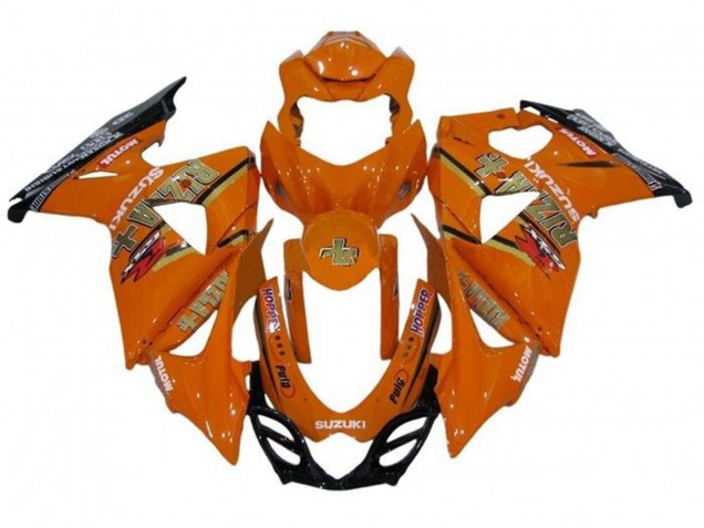 2009-2016 Suzuki GSXR 1000 Motorcycle Fairings - Orange Gold Rizla Canada
