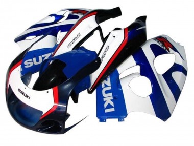 Purchase 1996-2000 Suzuki GSXR 600 / GSXR 750 Motorcycle Fairings - Blue White Dark Blue Red Canada