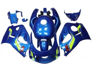 Purchase 1996-2000 Suzuki GSXR 600 / GSXR 750 Motorcycle Fairings - Blue Yellow White Canada