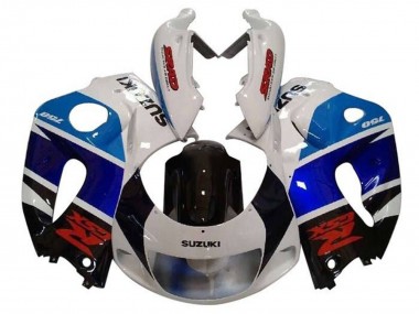 Purchase 1996-2000 Suzuki GSXR 600 / GSXR 750 Motorcycle Fairings - White Black Double Blue Red Canada