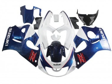 Purchase 1996-2000 Suzuki GSXR 600 / GSXR 750 Motorcycle Fairings - White Blue Red Canada