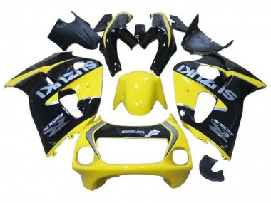 Purchase 1996-2000 Suzuki GSXR 600 / GSXR 750 Motorcycle Fairings - Yellow Black Silver Canada
