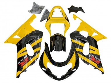 Purchase 2001-2003 Suzuki GSXR 600 / GSXR 750 Motorcycle Fairings - Yellow Black Stripe Red Canada
