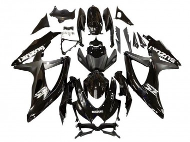 Purchase 2008-2010 Suzuki GSXR 600 / GSXR 750 Motorcycle Fairing - Glossy Black Matte Black Canada