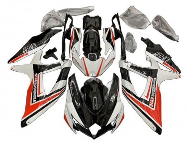 Purchase 2008-2010 Suzuki GSXR 600 / GSXR 750 Motorcycle Fairings - White Orange Glossy Black Yoshimura Canada