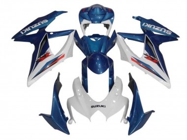 Purchase 2008-2010 Suzuki GSXR 600 / GSXR 750 Motorcycle Fairings - Blue White Red Canada