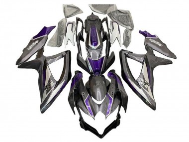 Purchase 2008-2010 Suzuki GSXR 600 / GSXR 750 Motorcycle Fairings - Silver Grey Purple Canada