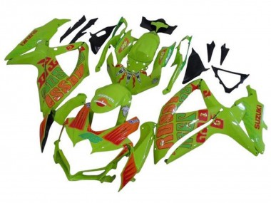 Purchase 2008-2010 Suzuki GSXR 600 / GSXR 750 Motorcycle Fairings - Green Orange Rossi Canada