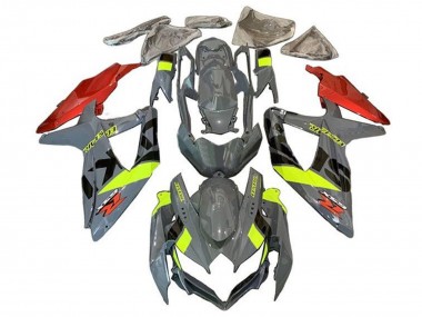 Purchase 2008-2010 Suzuki GSXR 600 / GSXR 750 Motorcycle Fairings - Nardo Grey Neon Yellow Red Black Canada