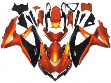 Purchase 2008-2010 Suzuki GSXR 600 / GSXR 750 Motorcycle Fairings - Orange Black Canada