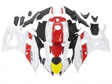 Purchase 2021-2024 Yamaha YZF R7 Motorcycle Fairings - White Yellow Red Stripe Canada