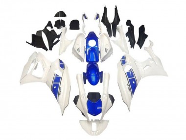 Purchase 2021-2024 Yamaha YZF R7 Motorcycle Fairings - White Blue Stripe Canada