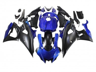 Purchase 2021-2024 Yamaha YZF R7 Motorcycle Fairings - Blue Matte Black Canada