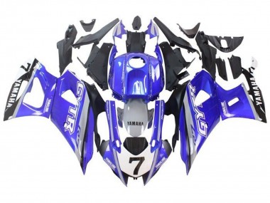 Purchase 2021-2024 Yamaha YZF R7 Motorcycle Fairings - Blue Grey White GYTR Canada