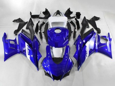 Purchase 2019-2021 Yamaha YZF R3/R25 Motorcycle Fairings - White Blue Matte Black Canada