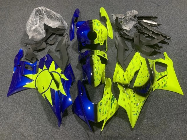 2022-2024 Yamaha YZF R3/R25 Motorcycle Fairings - Yellow Blue Canada