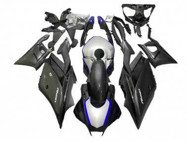 Purchase 2022-2024 Yamaha YZF R3/R25 Motorcycle Fairings - Silver Blue Black Carbon Fiber Style Canada
