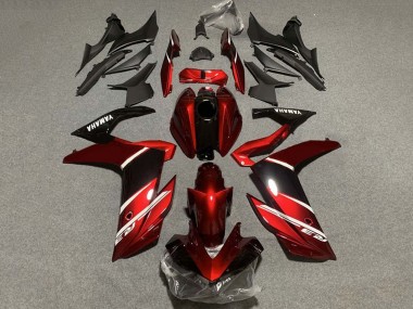 Purchase 2022-2024 Yamaha YZF R3/R25 Motorcycle Fairings - Red White Glossy Black Canada